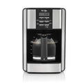 12-Cup Programmable Coffee Maker Black/Stainless Steel I703954