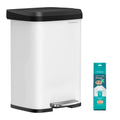 13 Gallon Stainless Steel Kitchen Trash Can N6736