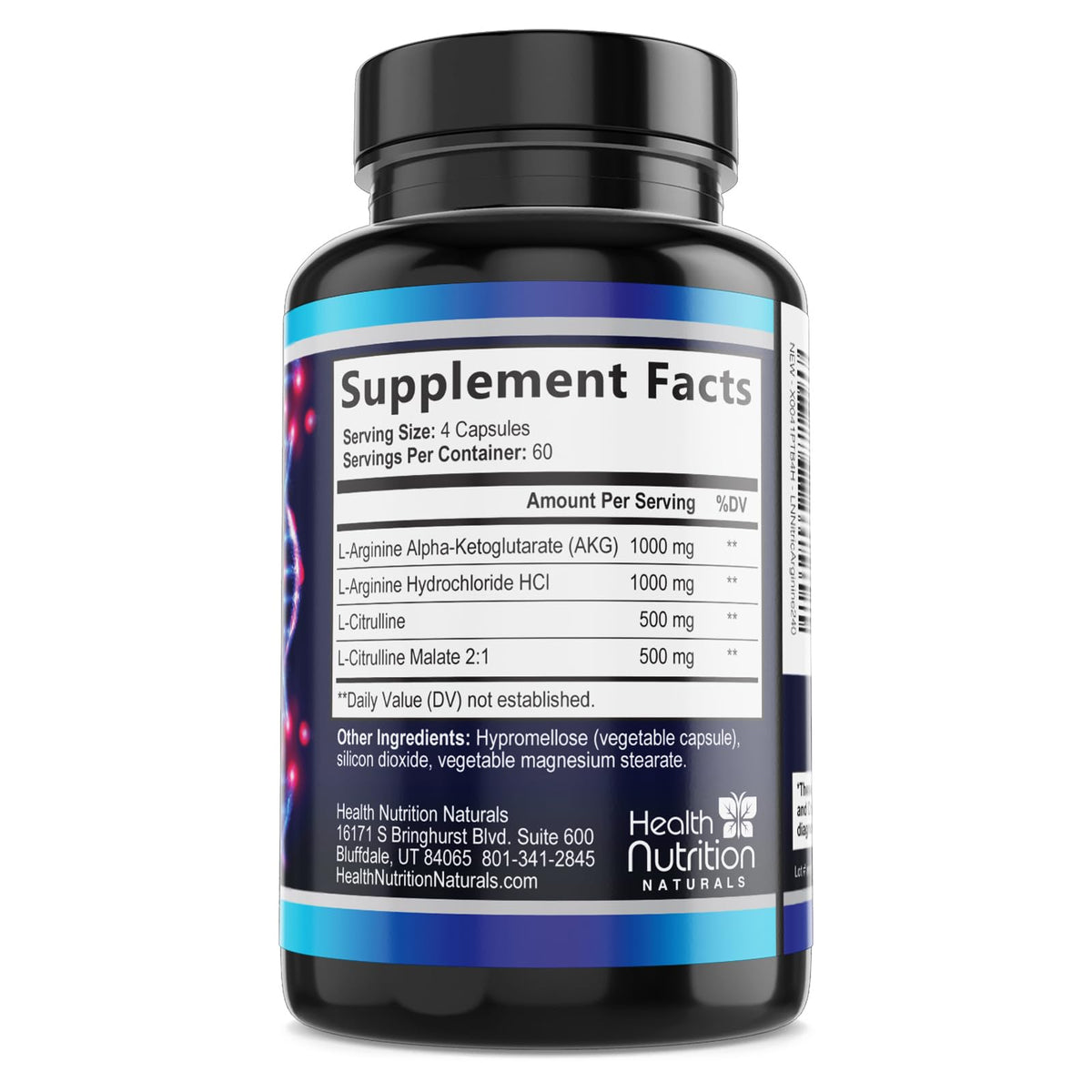 3000mg L-Arginine & L-Citrulline Nitric Oxide Supplement 240 Capsules C576