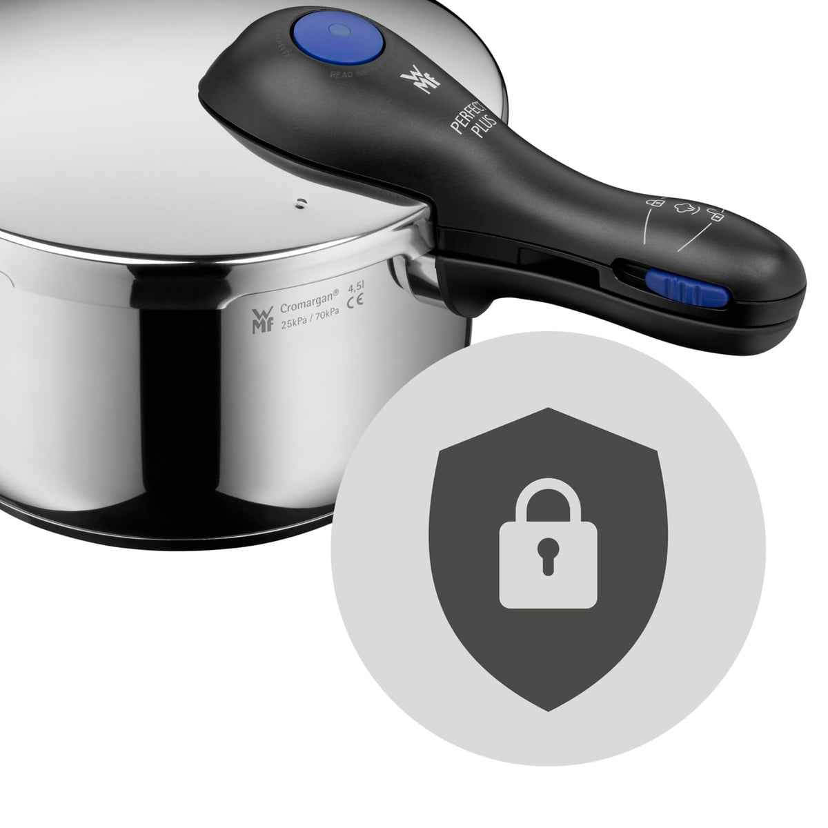 22 cm 3 Litres Stainless Steel Quick Cooker A385959