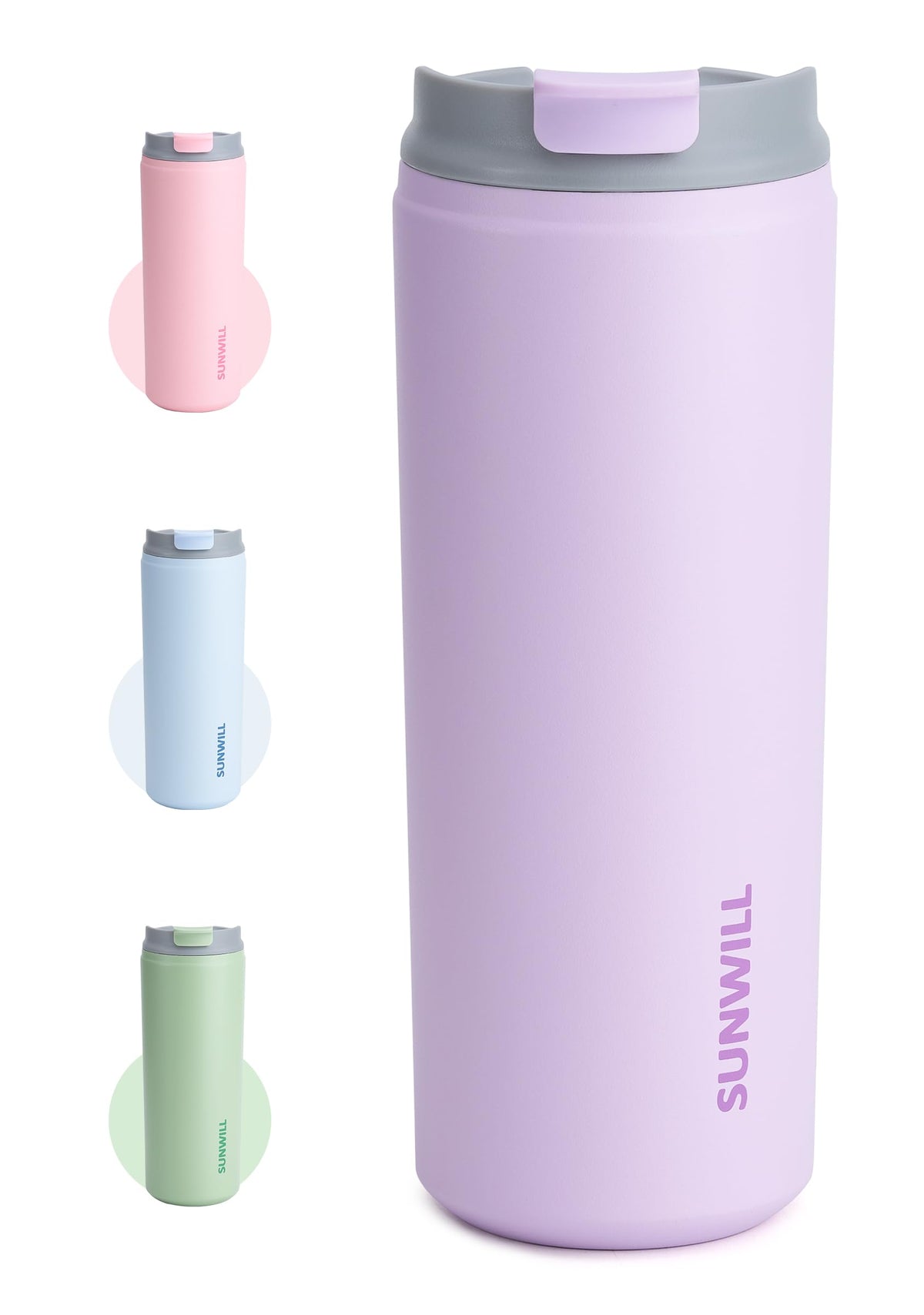 16 oz Leak Proof Stainless Steel Insulated Travel Coffee Mug K270032