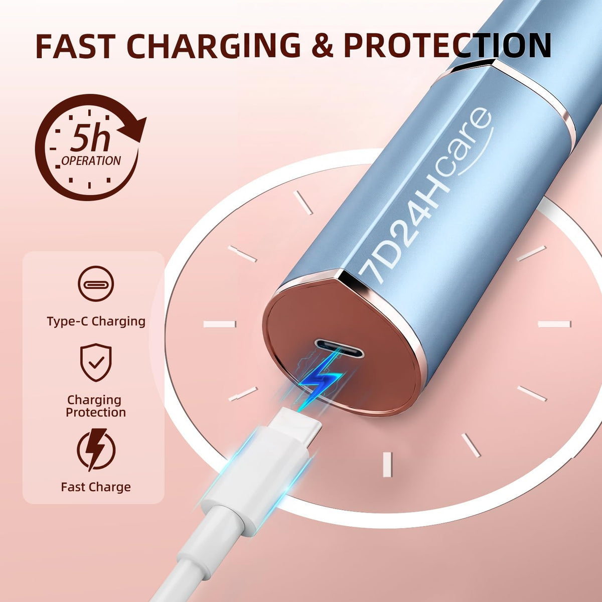 2-Pack Electric Rechargeable Facial Hair Remover A4140