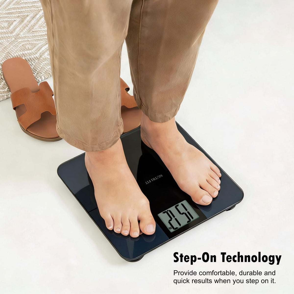Digital Bathroom Scale 550lb Extra Large Display P150515