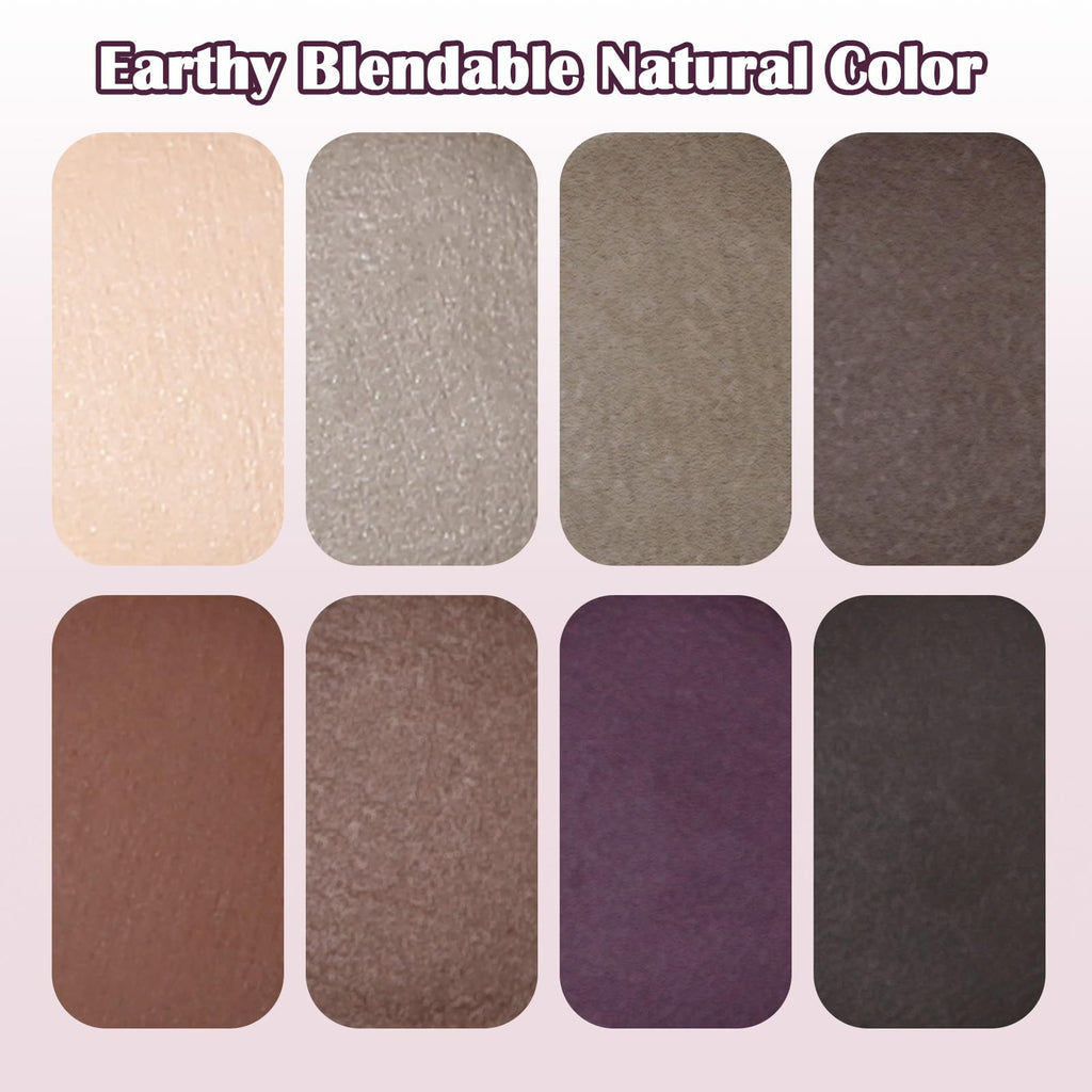 8 Color Nude Smokey Baked Matte Eyeshadow Palette B55577