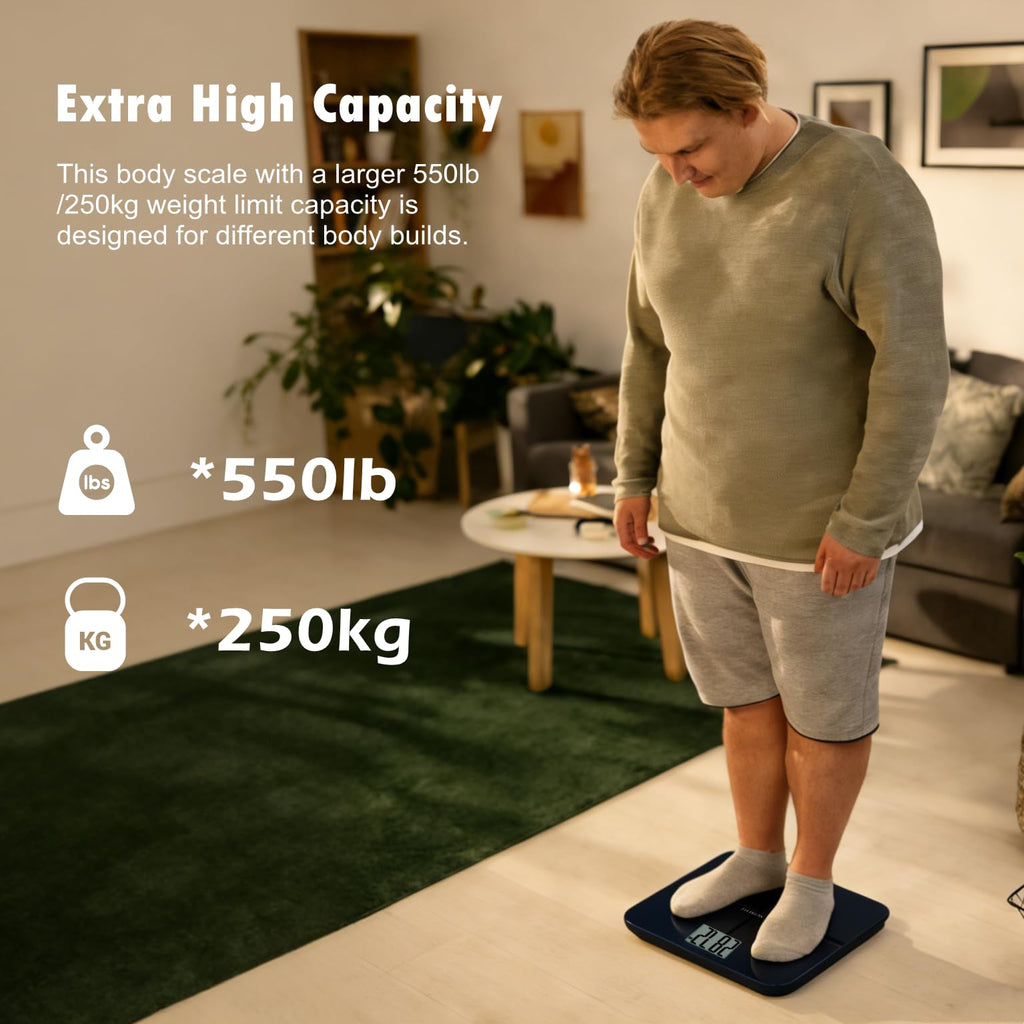 Digital Bathroom Scale 550lb Extra Large Display P150515