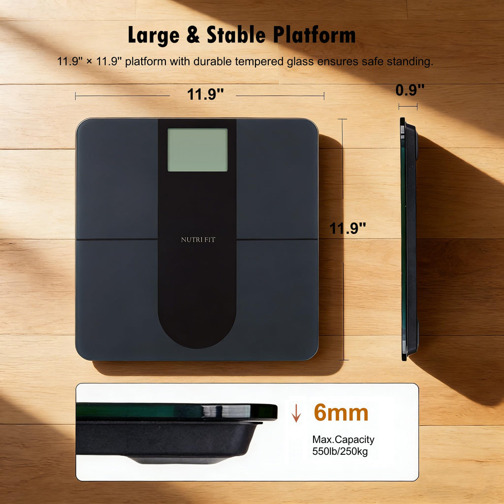 Digital Bathroom Scale 550lb Extra Large Display P150515