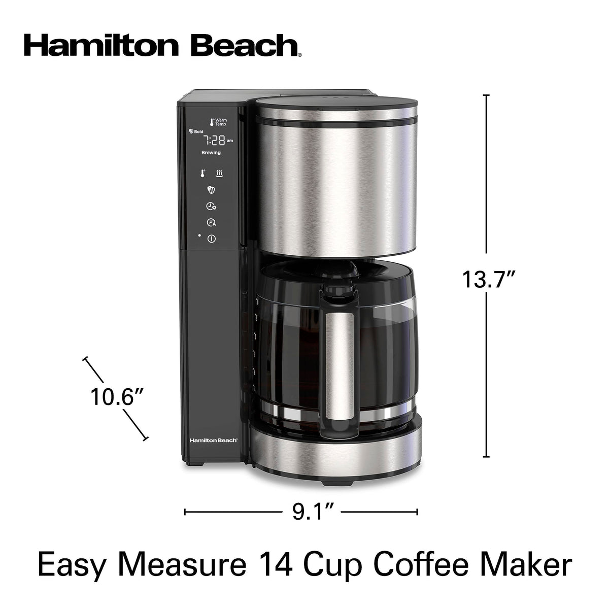 14 Cup Programmable Drip Coffee Maker T305