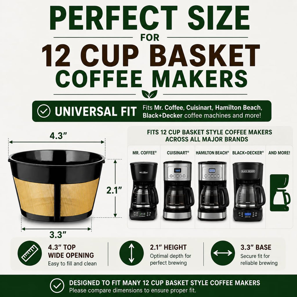 12 Cup Reusable Coffee Filter A77268