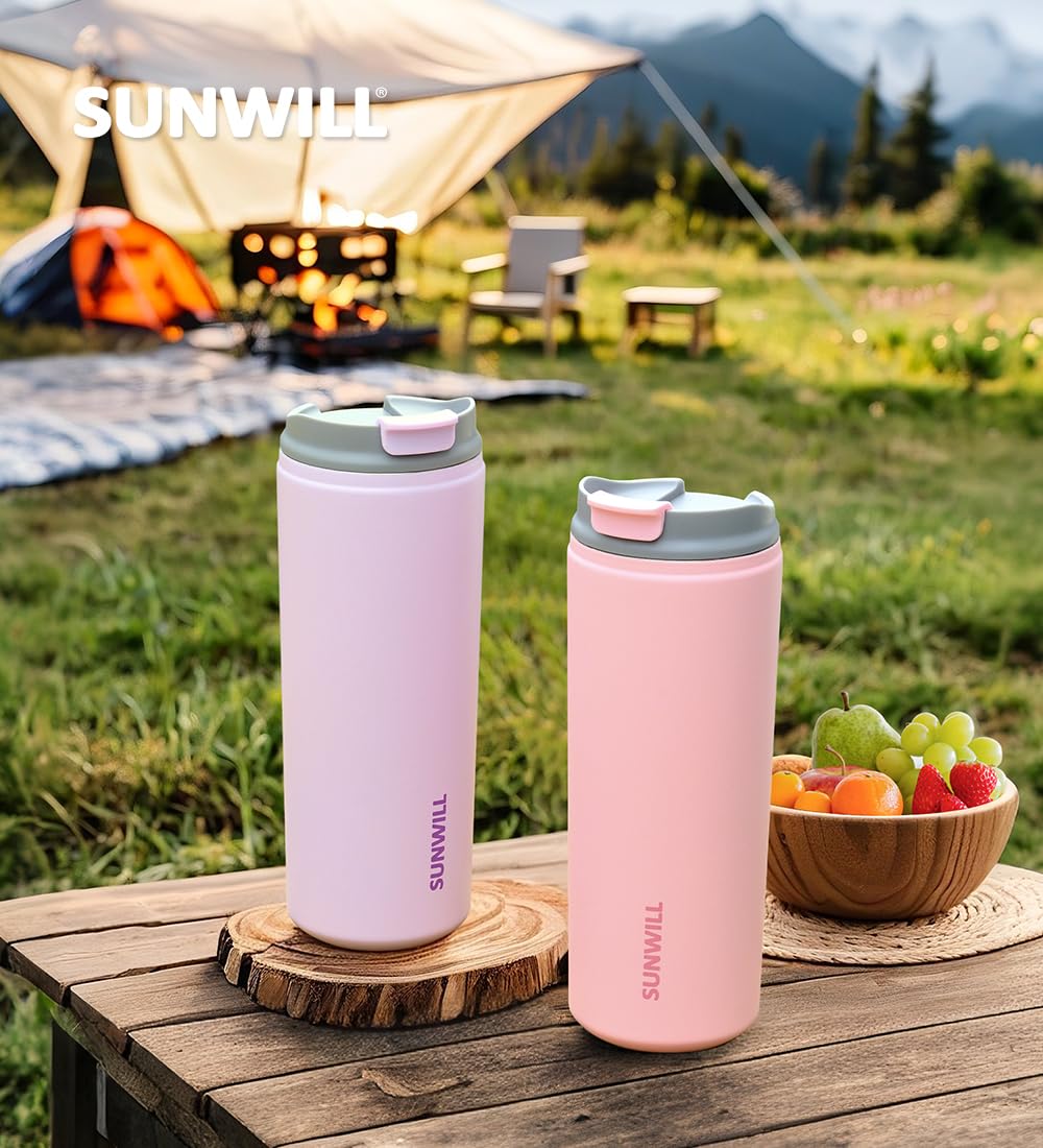 16 oz Leak Proof Stainless Steel Insulated Travel Coffee Mug K270032