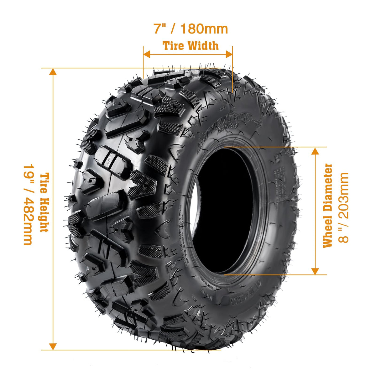 19x7-8 All-Terrain ATV UTV Tires 2 PCS C9328