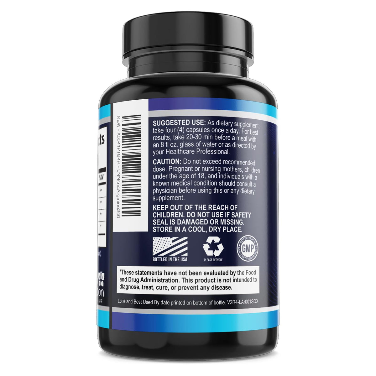 3000mg L-Arginine & L-Citrulline Nitric Oxide Supplement 240 Capsules C576