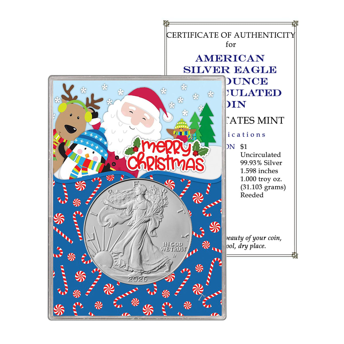 2026 U.S. Silver Eagle 1 oz Brilliant Uncirculated U271