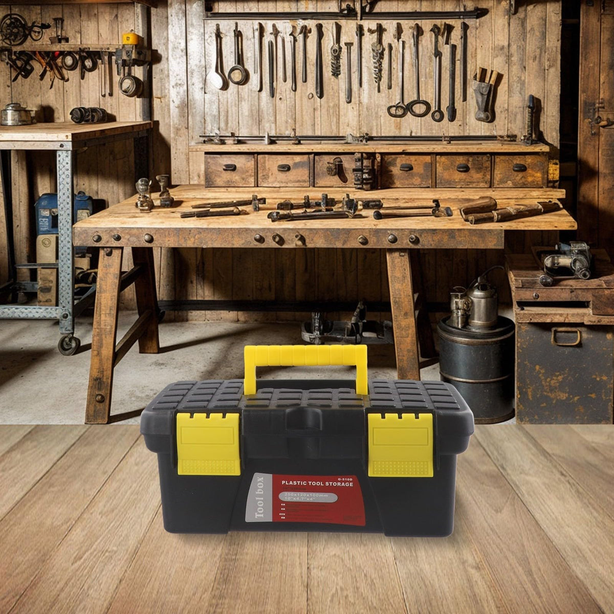 10 Inch Plastic Tool Box D56542