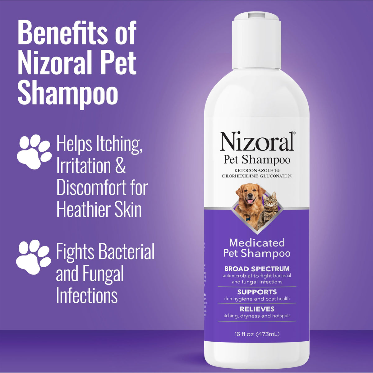 16 Oz Chlorhexidine Pet Shampoo U77637